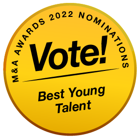 MenA Awards 2022 Buttons Vote Best Young Talent